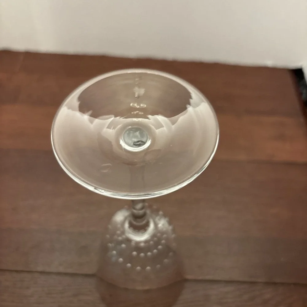 Pier 1 Bubbles Water Goblet 9 1/8